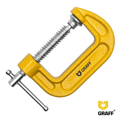 Струбцина 50 мм G-образная PYG012 GRAFF 2406004