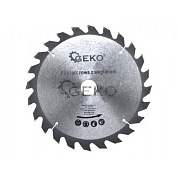 Диск пильный с напаянными зубцами из твердых сплавов 160х32х24T Geko G00126
