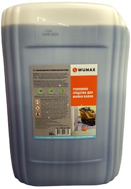 Усиленное средство мойки полов, 20 л WUMAX 1997614283