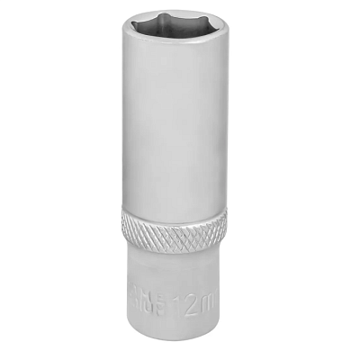 Головка глубокая 12 мм 6-гр 1/4'' RockForce RF LIGHT-5255012