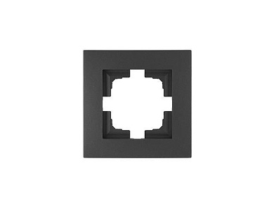 Рамка 1-местная графит, Стиль новый, Bylectrica ЮЛИГ.735212.551гр