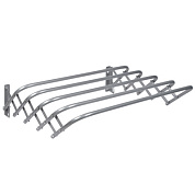 Сушилка для белья настенная складная 6 м, 1200х450х185 мм, серый NIKA СН120С