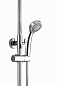 Душевая система со смесителем без излива и тропическим душем, латунь, хром Ledeme L2403