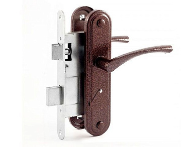 Замок врезной Омега ЗВ9.2-01, медь ОМЕГА 00-00002469