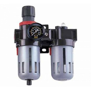 Фильтр-редуктор с манометром + смазочный прибор 1/2'' 3000л/мин, 5микр. Prowin AC-4000