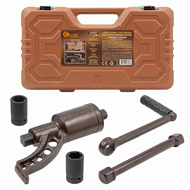 Гайковерт ручной с редуктором 1", головки 32, 33 мм, L270 мм, передаточное число 1:58, 4800 Н/м FORSTIME FT-3411277 HS