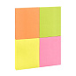 Бумага для записей на клейкой основе "Kores", 40x50 мм, 200 листов, ассорти неон