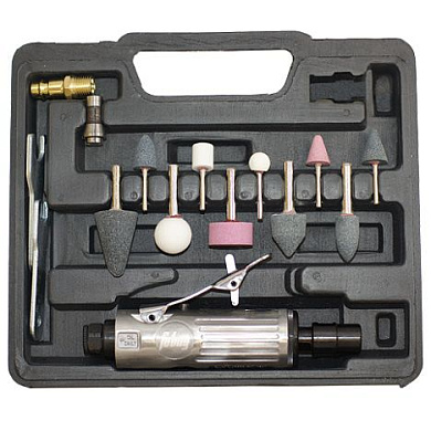 Пневмошлифмашина прямая GL25000 + набор (кейс) FUBAG 100101