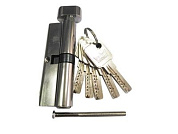 Евроцилиндр с вертушкой CBR-1 80, 40x40В, никель, перфорированный ключ DORMA 7039000000061