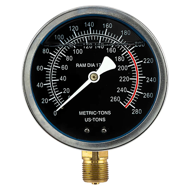 Манометр для пресса гидравлического 200 т RockForce RF-0500-9-M