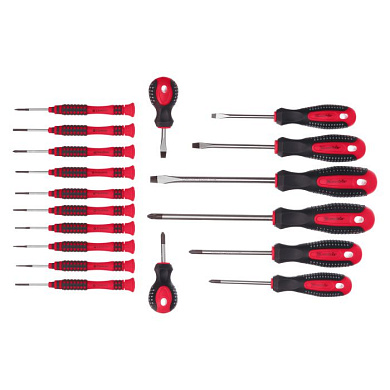 Набор отверток Fusion на подвесной полке 18 шт., CrV Matrix 11452