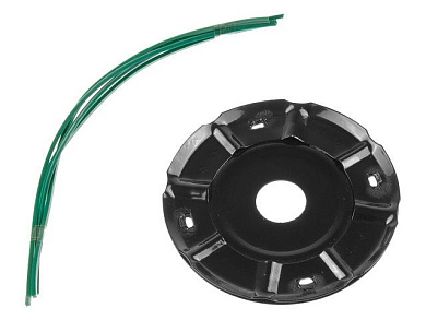 Головка триммерная TH-221 леска ф 2.4 мм ручн., леска до 2.4 мм, 120x25.4 мм, "паук", 8 выходов DGM TH221000011B