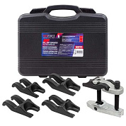 Съемник шаровых опор в комплекте со сменными ''губками'', размер зева: 20, 22, 24, 27, 30 мм, 5 пр YATAFORCE YF-905T8