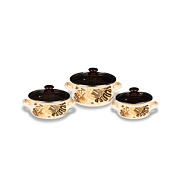 Набор кастрюь Техас-1-ЭКСТРА, 1.5, 2, 3 л, соновая Керченский металлургический завод 61904-ТЕХАС