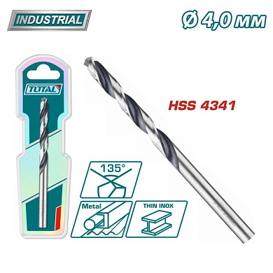 Сверло по металлу TOTAL TAC1200404
