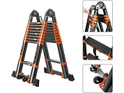 Лестница телескопическая 2-х секц. алюм. 410/820см, 2х10ступ. 28,8кг BLACK LINE STARTUL ST9932-082