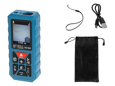 Дальномер лазерный LM 1001 в кор., 2Х зум камера, 0,08 - 100 м, +- 1,5 мм BULL 1323466