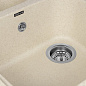Мойка кухонная из мраморной крошки, бежевый, E02-20 Gerhans