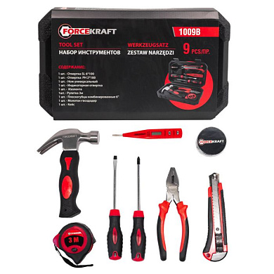 Набор инструментов 9 пр. ForceKraft FK-1009B