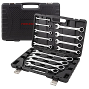 Набор ключей комбинированных трещоточных 8-32 мм 13 пр ForceKraft FK-10339