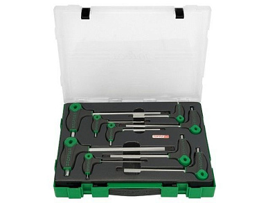 Набор ключей L-Type HEX 2-10 мм 9 пр. Toptul GZC0903