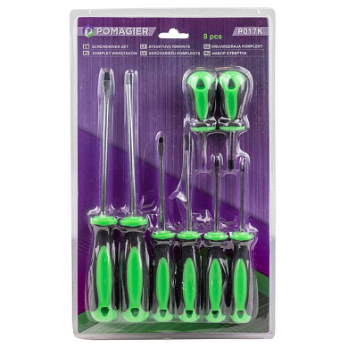 Набор отверток 8 пр. PH, SL POMAGIER Pom-P017K