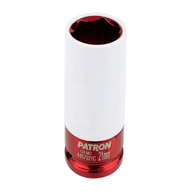 Головка ударная глубокая для литых дисков с защитным кожухом 21 мм 1/2'' PATRON P-4457921C