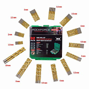 Набор сверел по металлу HSS, 92 пр. 1.5-10 мм RockForce RF-924U92