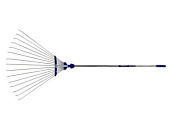 Грабли веерные раздвижные с алюминиевым черенком ИнструмАгро 012509