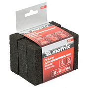 Губки для шлифования, 100х70х25 мм, средняя жестк, 3 шт, P 60/80, P 60/100, P 80/120 Matrix 75710