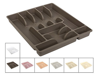 Лоток для столовых приборов Fiona L 39х45 см, цвета в ассортименте DRINA 10583