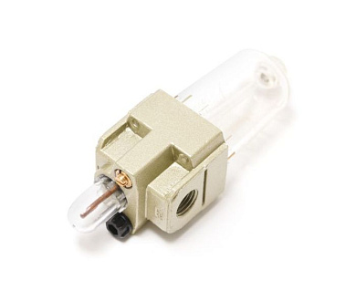 Лубрикатор маслодобовитель мини для пневмосистем Profi 1/4'' пропускная способность 1750л/мин Forsage F-AL2000-02