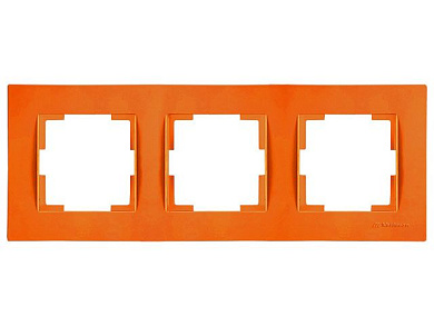 Рамка 3-ая горизонтальная оранжевая, RITA, Mutlusan 22208001306