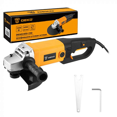 Углошлифмашина DKAG2450-230 DEKO 063-4328
