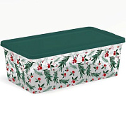 Коробка для мелочей «Зимняя брусника» 5,5 л. Полимербыт 4351184