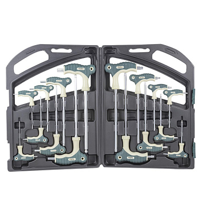 Набор ключей Т-образных Torx, HEX с шаром 16 пр. RockForce RF-5166B