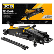 Домкрат подкатной гидравлический 2.5 т 150-530 мм JCB JCB-T83006B(XB)