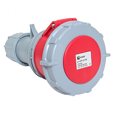 Розетка переносная 2252 3Р+РЕ+N 32А 380В IP67 EKF PROxima ps-2252-32-380