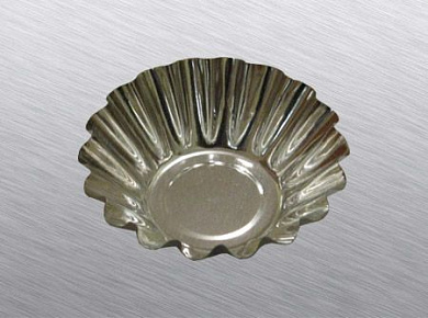 Форма для кекса (верх: 80мм; дно: 38 мм; высота: 25мм) ЖЕСТЕУПАКОВКА ЖУ 05.000