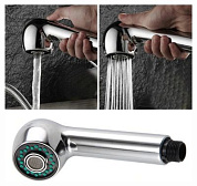 Душевая лейка кухонного смесителя 2 режима, "кухонный душ", пластик, хром Ledeme L26