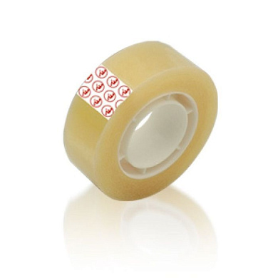 Клейкая лента прозрачная "Kores", 19x10 мм/м