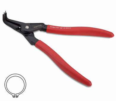 Съемник стопорных колец 180 мм 90°, наружный Toptul DCBA1307