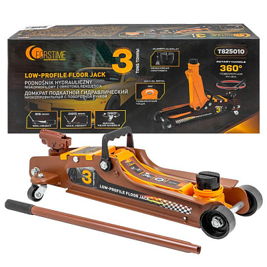 Домкрат подкатной гидравлический 3 т, 85-385 мм FORSTIME FT-T825010