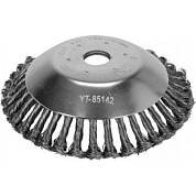 Щётка проволочная 200х25,4 мм для садового триммера Yato YT-85142