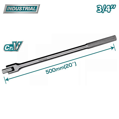 Вороток с шарниром 3/4" 500 мм TOTAL THTFX34201