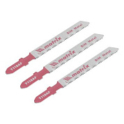 Полотна для электролобзика по металлу, 3 шт, T118AF, 55х1,2 мм, Bimetal Matrix Professional 78209