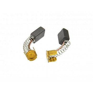 Электроугольная щетка 5х8x12 мм пружина, пятак-уши ''+'' для УШМ 115 мм, 2 шт. Geko G00471