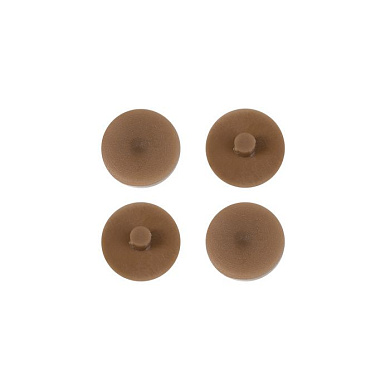 Заглушка пластик к эксцентрику орех лесной (08) (упак.-1тыс.шт.) PL 13277