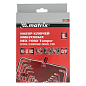 Набор ключей имбусовых HEX-TORX, 18 шт.: HEX 1,5-10 мм, T10-T50, CrV, коротких, с сатиновым покрытием Matrix 12314
