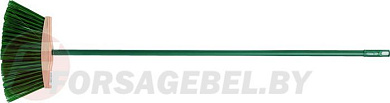 Метла синтетическая плоская веерная 250 мм с черенком Vorel 35899